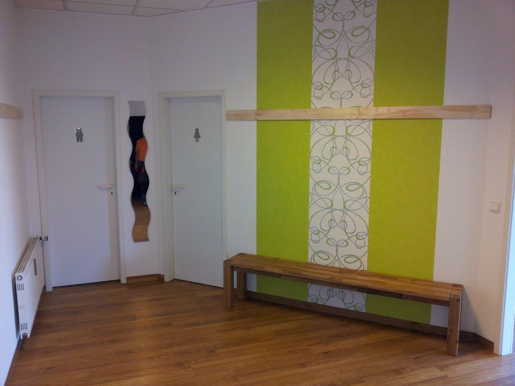 Malerarbeiten Physiotherapie