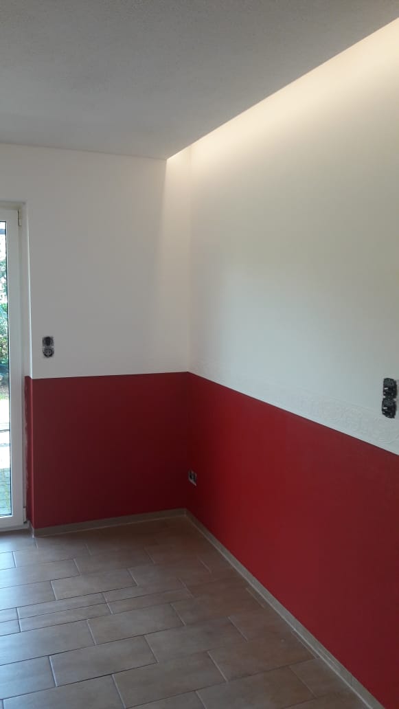 Abstufung Abgehängte Decke, für Einbau LED-Lichter