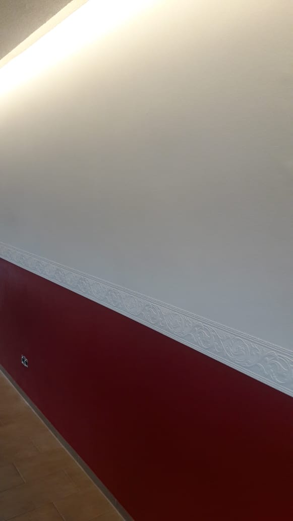 Abstufung Abgehängte Decke, für Einbau LED-Lichter